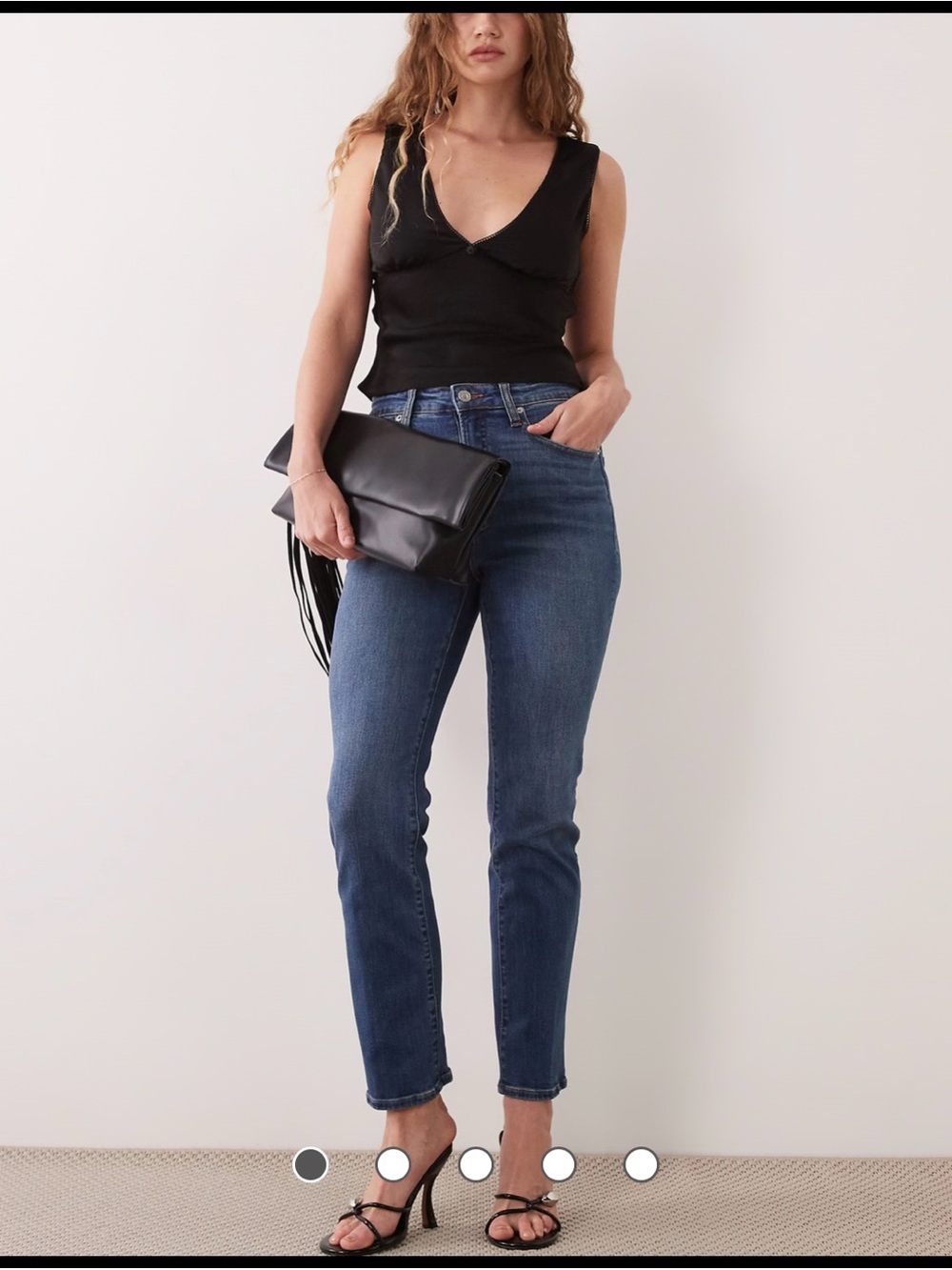 Good American Good Legs Straight Leg Jeans